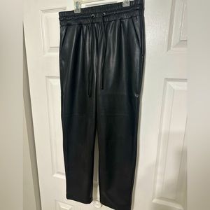 Loft faux leather pants